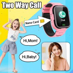 img 3 attached to Kids Smart Watch For Boys Girls - Touch Screen Smartwatch With Phone Call SOS Music Player Alarm Camera Games For Christmas Birthday Cell Phones & Accessories