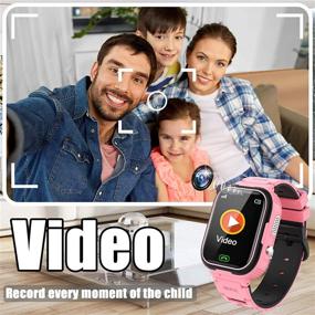 img 2 attached to Kids Smart Watch For Boys Girls - Touch Screen Smartwatch With Phone Call SOS Music Player Alarm Camera Games For Christmas Birthday Cell Phones & Accessories