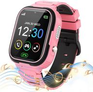 kids smart watch for boys girls - touch screen smartwatch with phone call sos music player alarm camera games for christmas birthday cell phones & accessories logo