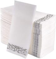 dinner napkins guest towels - 200pcs disposable hand towel paper napkins logo