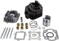 🛵 enhance performance and reliability: goofit cylinder kit with 10mm piston for jog zuma vino 2 stroke 50cc scooter minarelli 1e40qmb engine logo