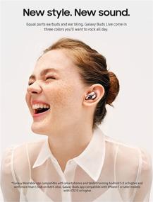 img 2 attached to 🔊 Обновленные беспроводные наушники-вкладыши Samsung Galaxy Buds Live - Mystic Bronze.