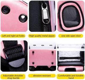 img 1 attached to 🐱 Dubulle Cat Backpack Carrier: A Convenient Space Capsule Pet Carrier for Small Dogs, Airline Approved Travel Backpack