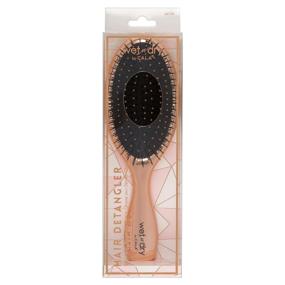 img 1 attached to Styling with Elegance: Cala Wet-n-Dry Metallic Rose Gold Hair Brush