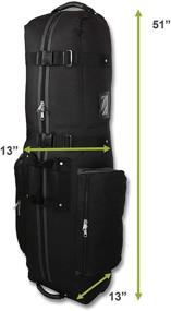 img 3 attached to CaddyDaddy Constrictor 2: Ultimate Golf Travel Bag with Oversized Pockets - Heavy Duty, Wheeled & Lightweight
