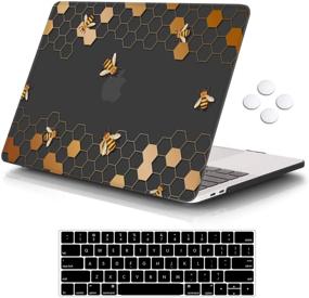 img 4 attached to 💻 iCasso MacBook Pro 13 inch Case 2016-2020 - Honeycomb Shell with Keyboard Cover