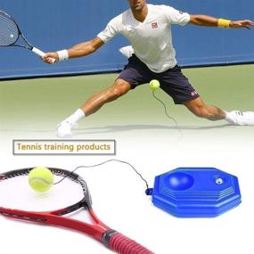 img 2 attached to 🎾 Enhance Your Tennis Skills with the N-A Tennis Trainer: Tennis Ball Rebounder and Self-Study Equipment for Sport and Exercise