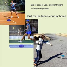 img 3 attached to 🎾 Enhance Your Tennis Skills with the N-A Tennis Trainer: Tennis Ball Rebounder and Self-Study Equipment for Sport and Exercise