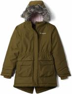 columbia girls’ nordic strider jacket: enjoy thermal reflective warmth in style! logo