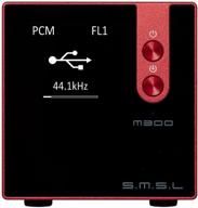 🎧 s.m.s.l m300 mkii hifi audio dac: akm4497eq apt-x usb decoder, hi-res bluetooth 5.0, full balanced output, 6 digital filters, 3 sound color options, new red edition logo