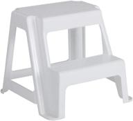 🪜 rubbermaid step stool white: the perfect companion for reaching heights safely and easily logo