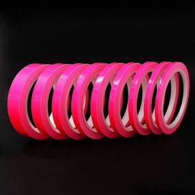 img 2 attached to Finest Folia Vinyl Stripe Tape Pinstriping Striping Sticker 33Ft Car Motorcycle Bike RC Car Truck Boat Decal (Neon Pink