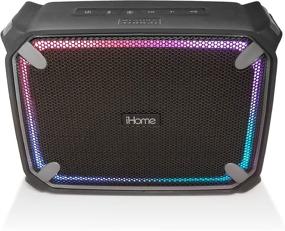 img 1 attached to 🔊 iHome IBT372: Rugged Rechargeable Bluetooth Speaker with Speakerphone & Accent Lighting - Weather Tough!