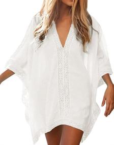 img 4 attached to Loritta Oversized Dresses Women's Clothing Swimwear in Swimsuits & Cover Ups