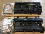 🔧 set of (2) oem valve covers and gaskets for nissan frontier, xterra, and pathfinder logo