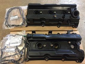 img 1 attached to 🔧 Set of (2) OEM Valve Covers and Gaskets for Nissan Frontier, Xterra, and Pathfinder