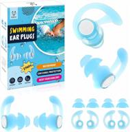 swimming reusable silicone waterproof showering logo