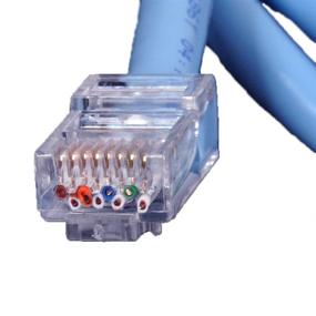 img 1 attached to 💻 Платиновый разъем для кабеля CAT6a/CAT6 23AWG UTP (100 штук) - коннектор RJ45 для сети Ethernet