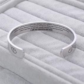 img 3 attached to 👧 Daughter Bracelet Bangle Jewelry: Perfect Birthday Gift for Girls