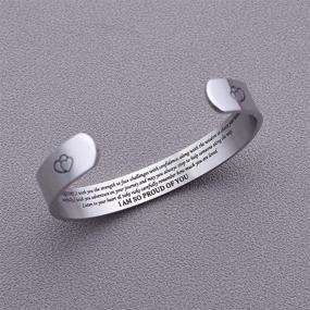 img 1 attached to 👧 Daughter Bracelet Bangle Jewelry: Perfect Birthday Gift for Girls