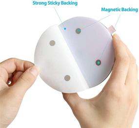 img 1 attached to 🧲 Magnetic Adhesive Round Diameter Conference Magnet