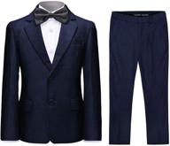 stylish formal boys' clothing 👦 set: blazer and trousers for weddings logo