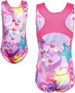 girls' gymnastics leotards: athletic sparkly attire for girls logo