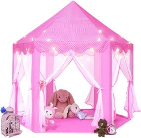 img 3 attached to 🏰 Monobeach Princess Playhouse: Unleash Your Child's Imagination Outdoors!