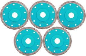 img 4 attached to 🔪 Cutting-edge Performance: PEAKIT 4.5 Inch Thin Tile Blade - 5 Pack Ceramic Cutting Discs for Angle Grinder