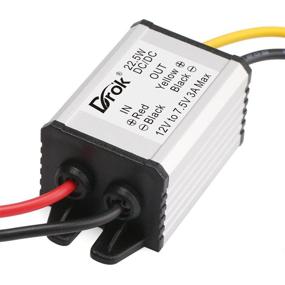 img 2 attached to 🔌 DROK Buck Voltage Reducer Converter 12V to 7.5V 3A/22W - High-efficiency Step-Down Power Module for LED Display Radio