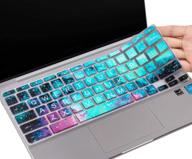 high-quality keyboard cover for hp chromebook 14-db/ca/ak &chromebook 🔍 14 g2-g5/hp chromebook 11 x360/g2-g7 ee 11.6 (upper case, galaxy) logo