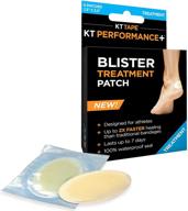 kt tape performance+ blister treatment patch: waterproof hydrocolloid bandage for 2x faster healing логотип