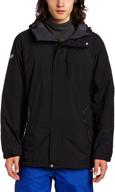 volcom singleton jacket black x large men's clothing logo