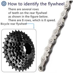 img 1 attached to 🚲 YBEKI 6/7/8 Speed Bike Chain 116 Links | 1/2 x 3/32 Inch + Bike Link Plier & 3 Extra Links