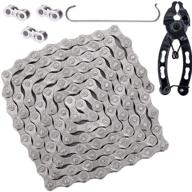 🚲 ybeki 6/7/8 speed bike chain 116 links | 1/2 x 3/32 inch + bike link plier & 3 extra links logo