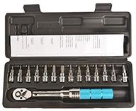 🔧 adjustable torque wrench bike repair tool kit - 15 piece set for bicycle repair, mounting bolts, bike torque wrench logo