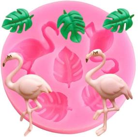 img 3 attached to Flamingo Decoration Non Stick Accessories Chocolate
