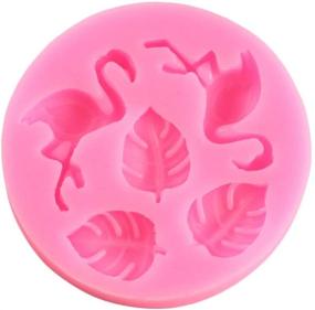img 1 attached to Flamingo Decoration Non Stick Accessories Chocolate