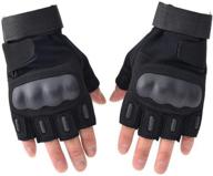 🧤 ddk tactical gloves - versatile fingerless hard knuckle combat gloves for military, airsoft, hunting, men's hiking and cycling logo