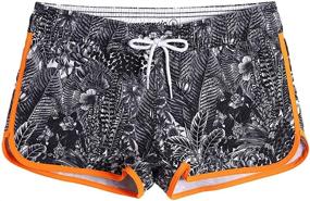 img 4 attached to 🩱 Elastic Swimwear with Printed Pockets for Women's Clothing