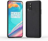 📱 gogodog oneplus 8t case - full coverage thin matte anti-slip carbon fiber fashion anti-fall shell (nylon pattern) logo