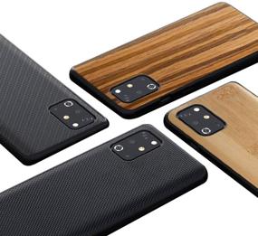 img 2 attached to 📱 GOGODOG OnePlus 8T Case - Full Coverage Thin Matte Anti-Slip Carbon Fiber Fashion Anti-Fall Shell (Nylon Pattern)