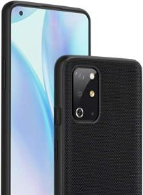 img 1 attached to 📱 GOGODOG OnePlus 8T Case - Full Coverage Thin Matte Anti-Slip Carbon Fiber Fashion Anti-Fall Shell (Nylon Pattern)