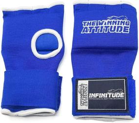 img 3 attached to 🥊 Infinitude Fight Boxing Inner Gloves: Gel Padded Hand Wraps for Quick, Elastic Support & Protection in Boxing, Kickboxing, Muay Thai, MMA - Men & Women