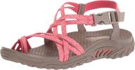 🌈 women's skechers reggae happy rainbow sandals - athletic footwear logo