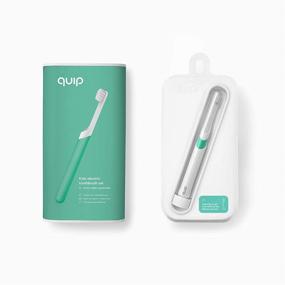 img 4 attached to Green Quip Kids Electric 🦷 Toothbrush Set - Multi-Use Cover Included