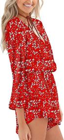 img 3 attached to 👗 Trendy Relipop Fashion Sleeves Playsuit Jumpsuit for Women - Stylish and Chic Clothing