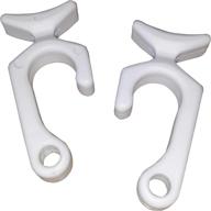 🛥️ enhance boat fender security with taylor made products 1093 rail mount fender line clip (pair) in white логотип