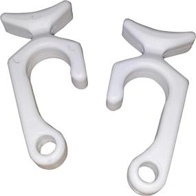 img 1 attached to 🛥️ Enhance Boat Fender Security with Taylor Made Products 1093 Rail Mount Fender Line Clip (Pair) in White