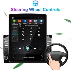 img 1 attached to 9.7 Inch Touchscreen Android Car Stereo with GPS Navigation, Bluetooth, USB, FM, Mirror Link, WiFi, Backup Camera